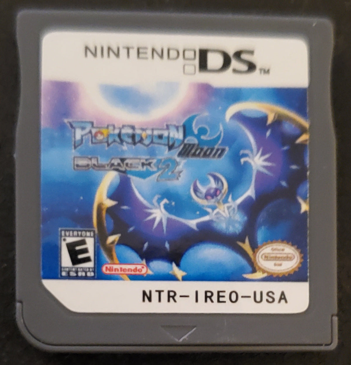 Pokemon Moon Black 2 NDS Video Game Nintendo DS with Box ROM Hack