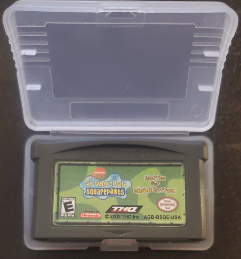 SpongeBob SquarePants Battle Bikini Bottom GBA Video Game Boy Advance