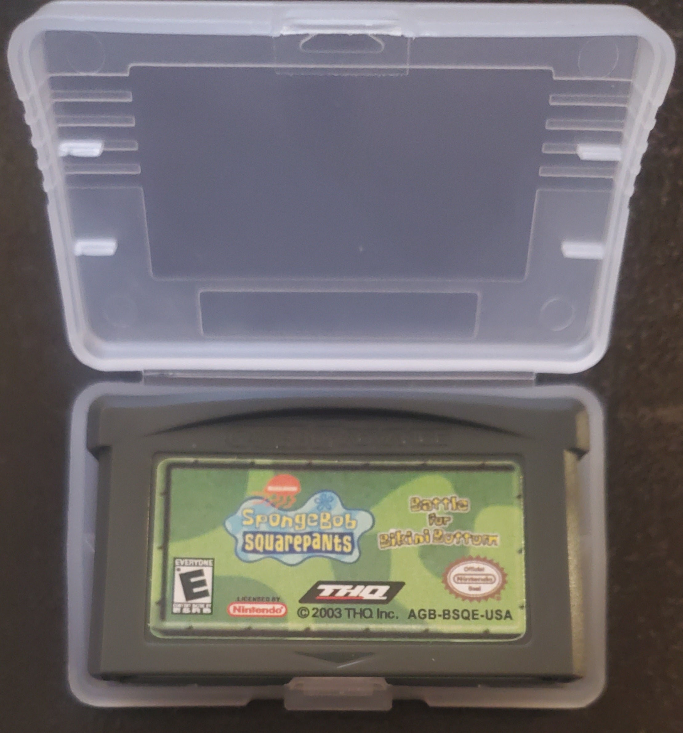 SpongeBob SquarePants Battle Bikini Bottom GBA Video Game Boy Advance