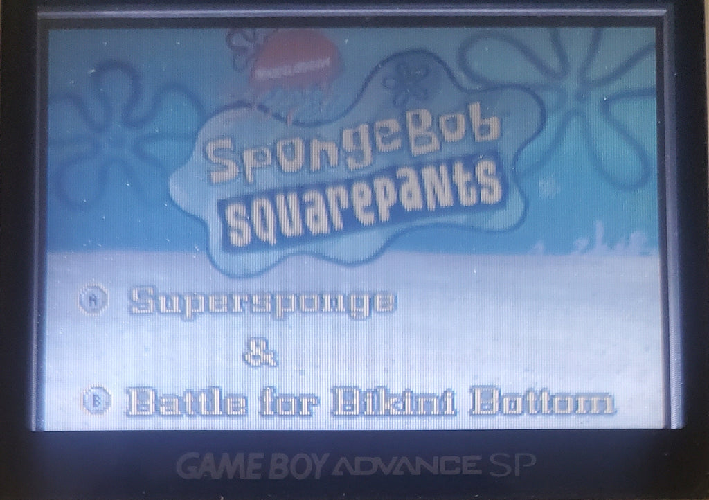 SpongeBob SquarePants Battle Bikini Bottom GBA Video Game Boy Advance