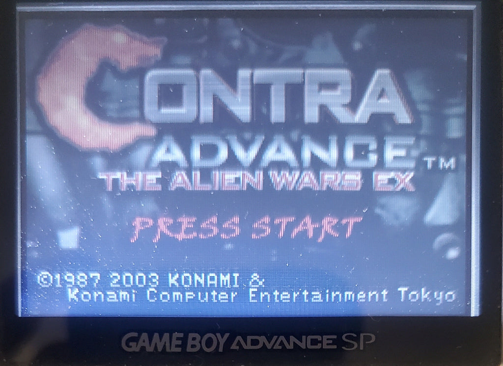 Contra Advance The Alien Wars EX GBA Video Game Boy Advance 2002