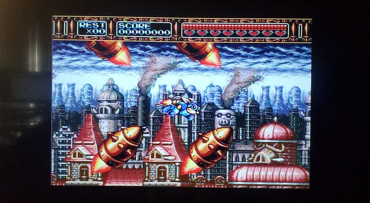 Rocket Knight Adventures Sega Genesis Mega Drive Video Game Cartridge