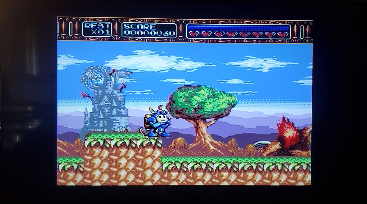 Rocket Knight Adventures Sega Genesis Mega Drive Video Game Cartridge