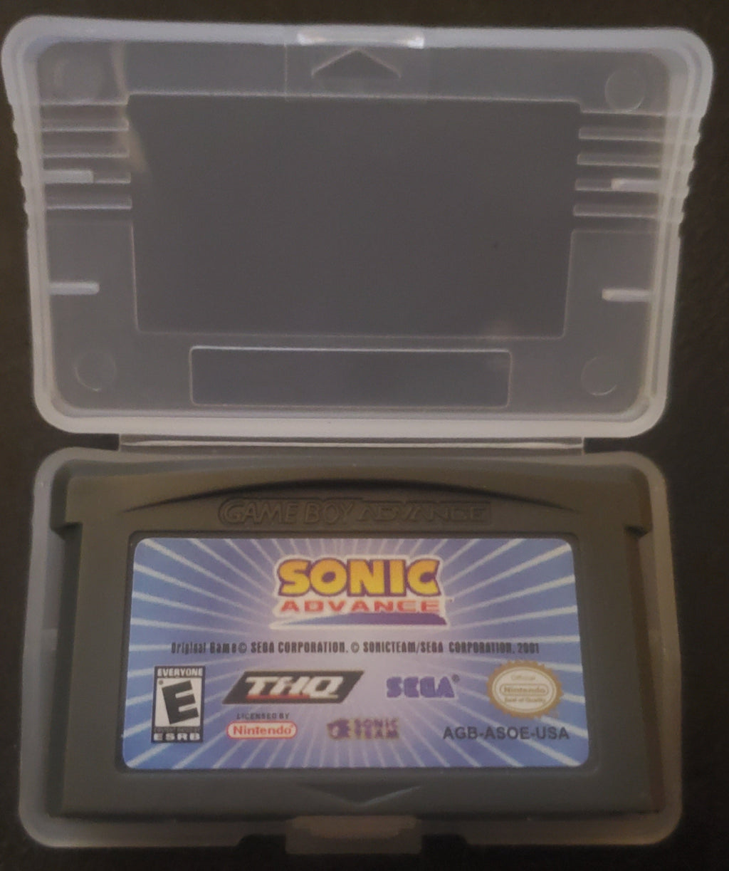 Sonic Advance 1 GBA Video Game Cartridge Nintendo Game Boy Advance