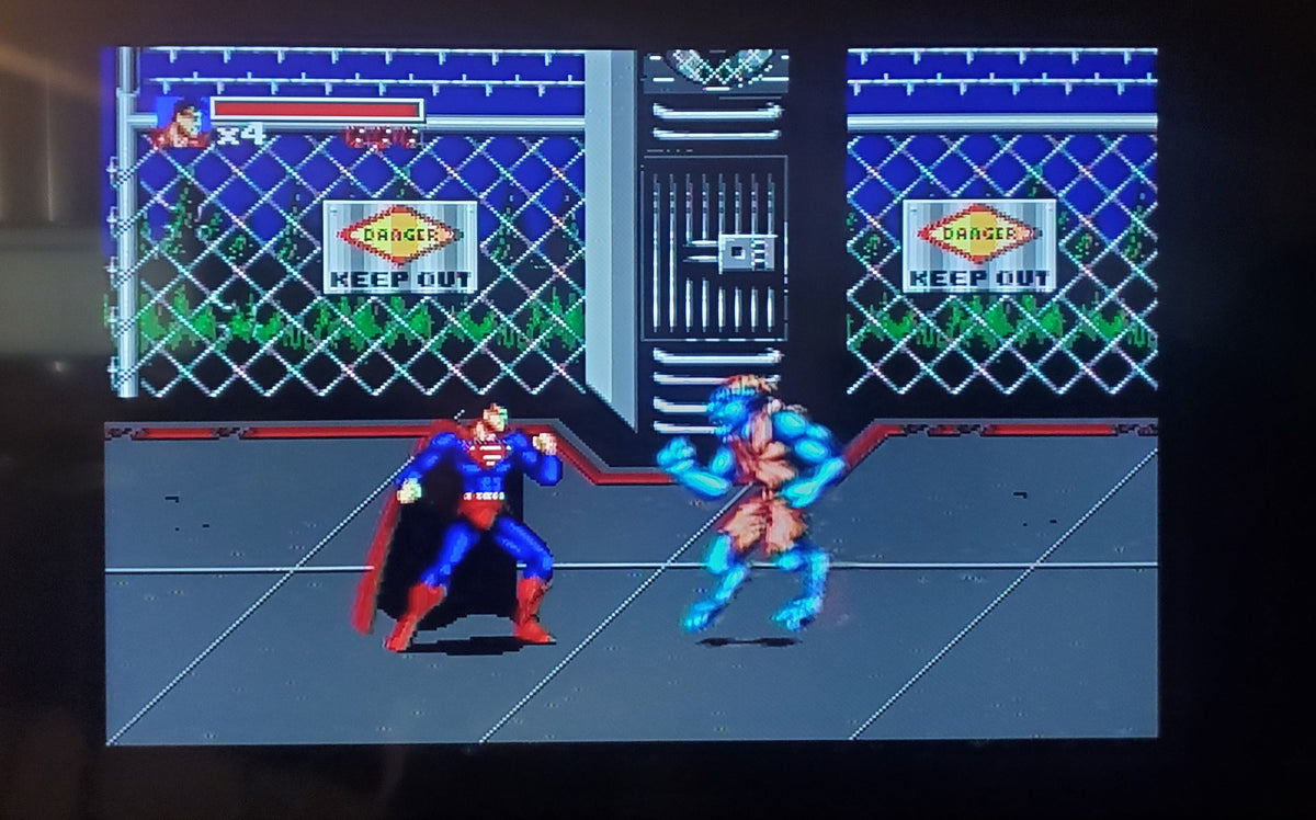 The Death and Return of Superman Sega Genesis Mega Drive Video Game