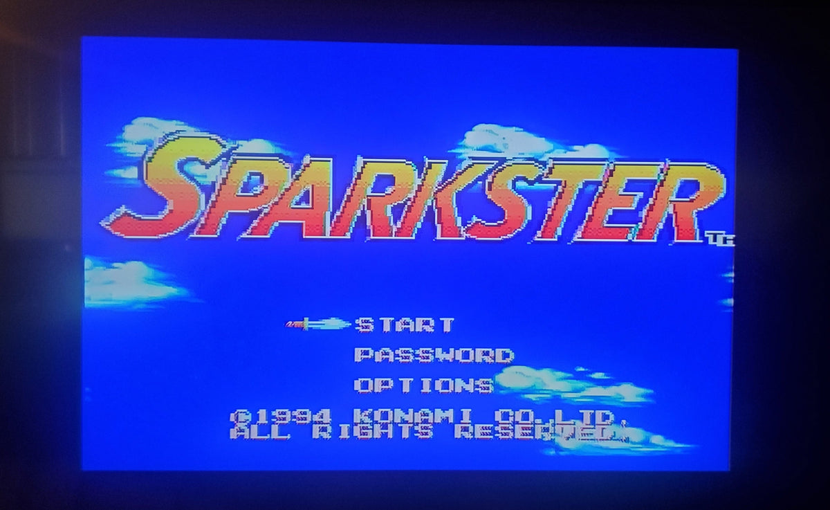 Sparkster Sega Genesis Mega Drive Video Game Cartridge 1994