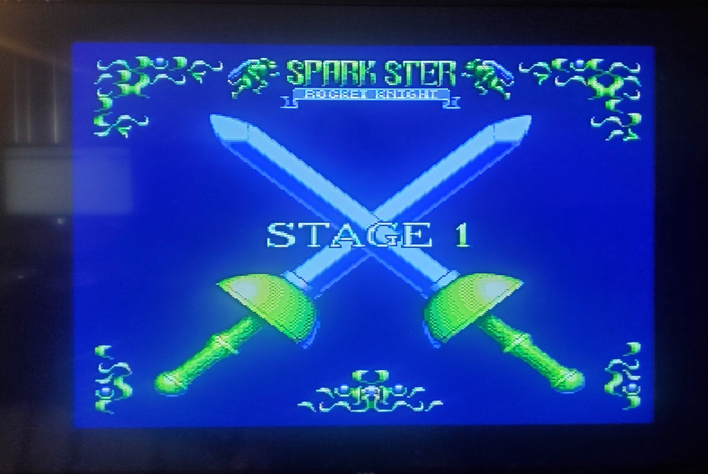 Sparkster Sega Genesis Mega Drive Video Game Cartridge 1994