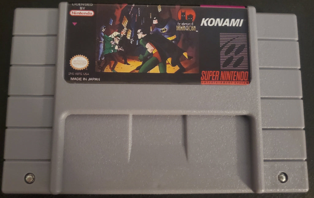 The Adventures of Batman and Robin SNES Video Game Super Nintendo