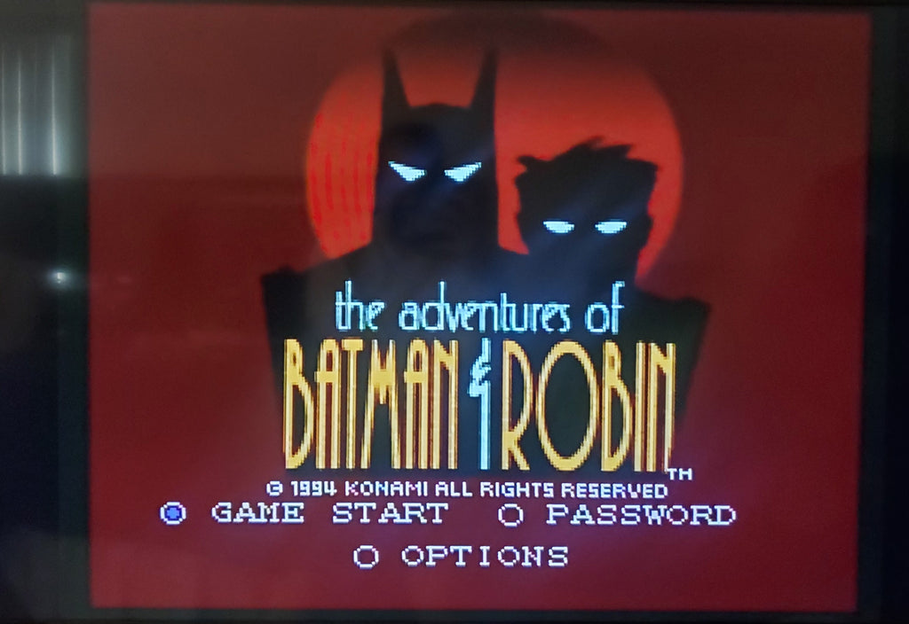 The Adventures of Batman and Robin SNES Video Game Super Nintendo