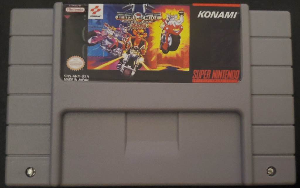Biker Mice from Mars SNES Video Game Cartridge Super Nintendo 1994