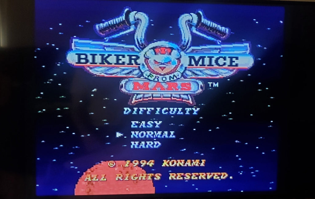 Biker Mice from Mars SNES Video Game Cartridge Super Nintendo 1994