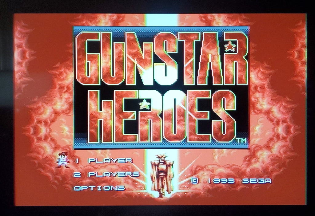 Gunstar Heroes Sega Genesis Mega Drive Video Game Cartridge 1993