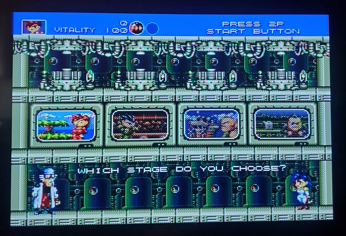 Gunstar Heroes Sega Genesis Mega Drive Video Game Cartridge 1993