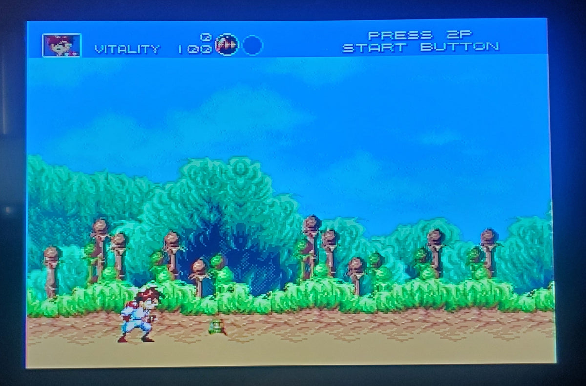 Gunstar Heroes Sega Genesis Mega Drive Video Game Cartridge 1993