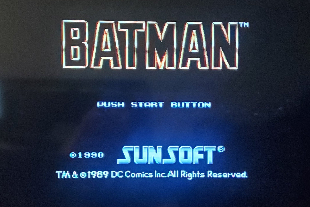 Batman Sega Genesis Mega Drive Video Game Cartridge 1990