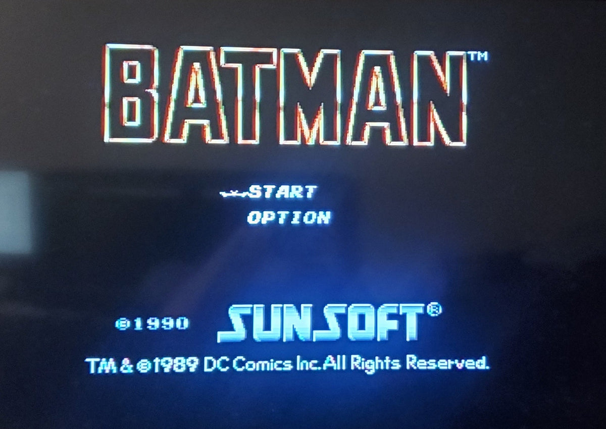 Batman Sega Genesis Mega Drive Video Game Cartridge 1990
