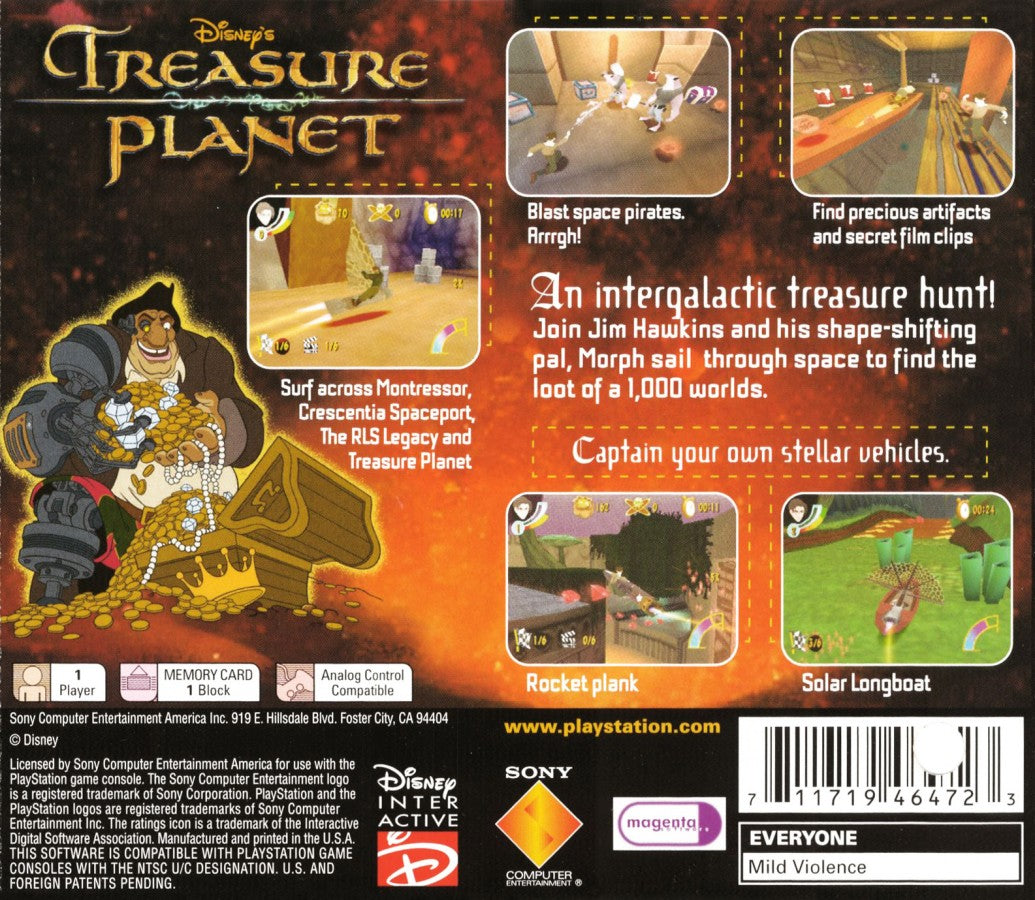 Treasure Planet – PlayStation 1 (PS1)