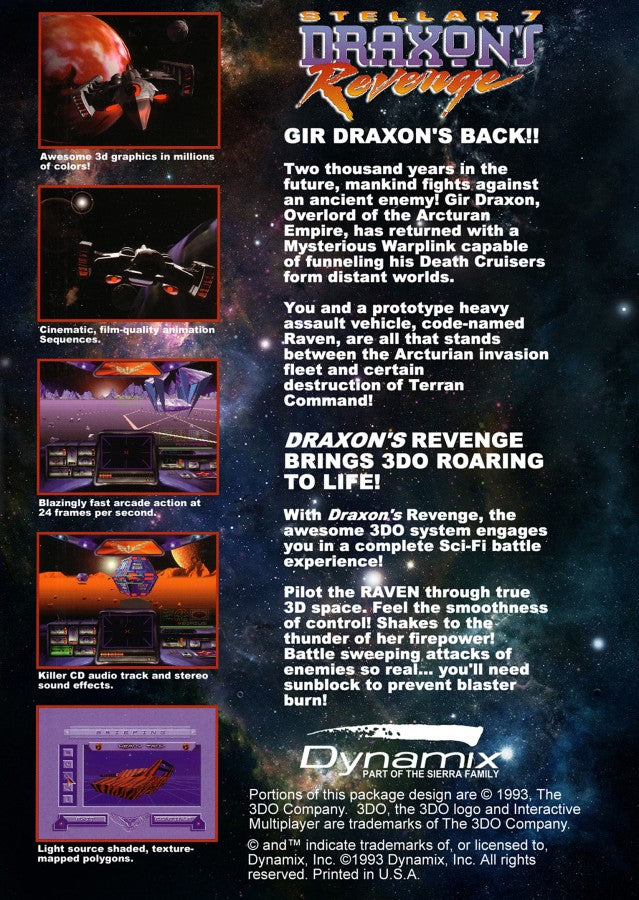 Stellar 7: Draxon's Revenge – Panasonic 3DO (3DO)