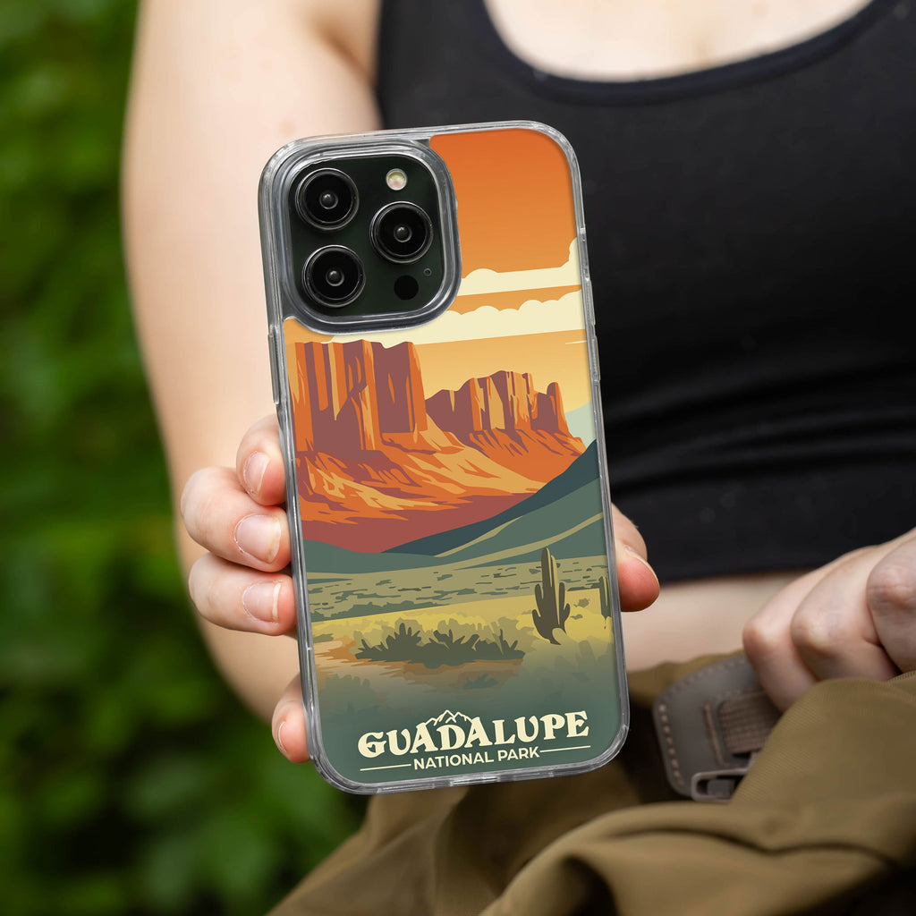 National Parks Guadalupe HD Apple iPhone 14 Series Mag-Safe Phone Case