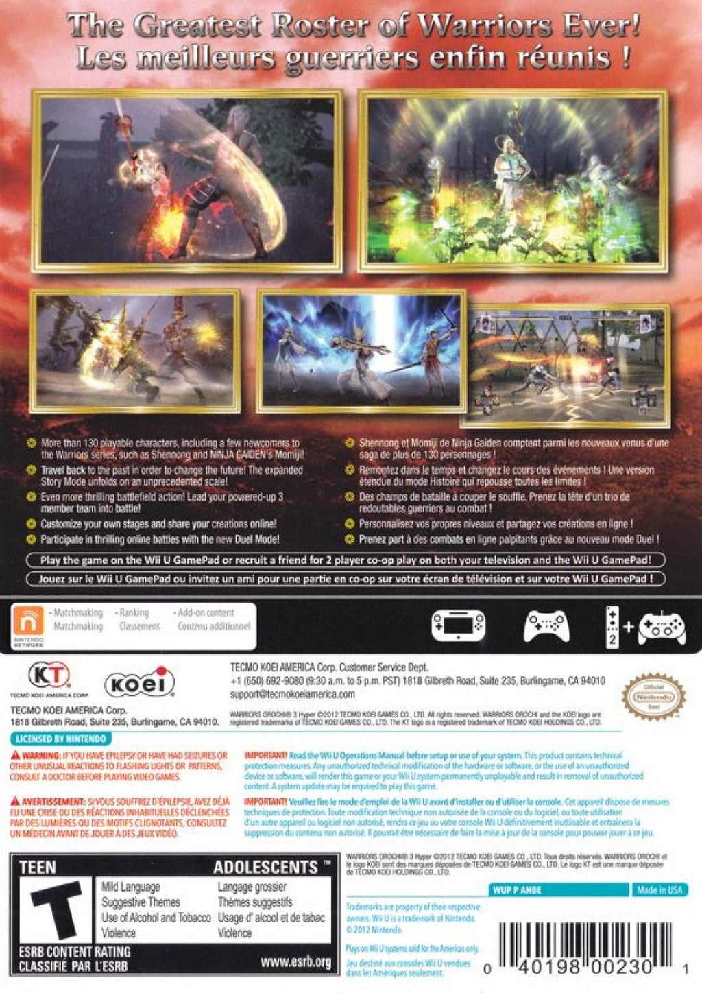 Warriors Orochi 3 Hyper – Nintendo Wii U (WiiU)
