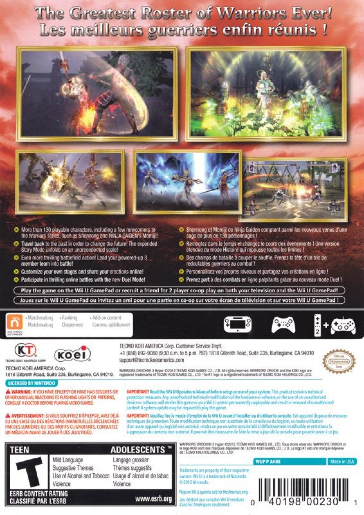 Warriors Orochi 3 Hyper – Nintendo Wii U (WiiU)