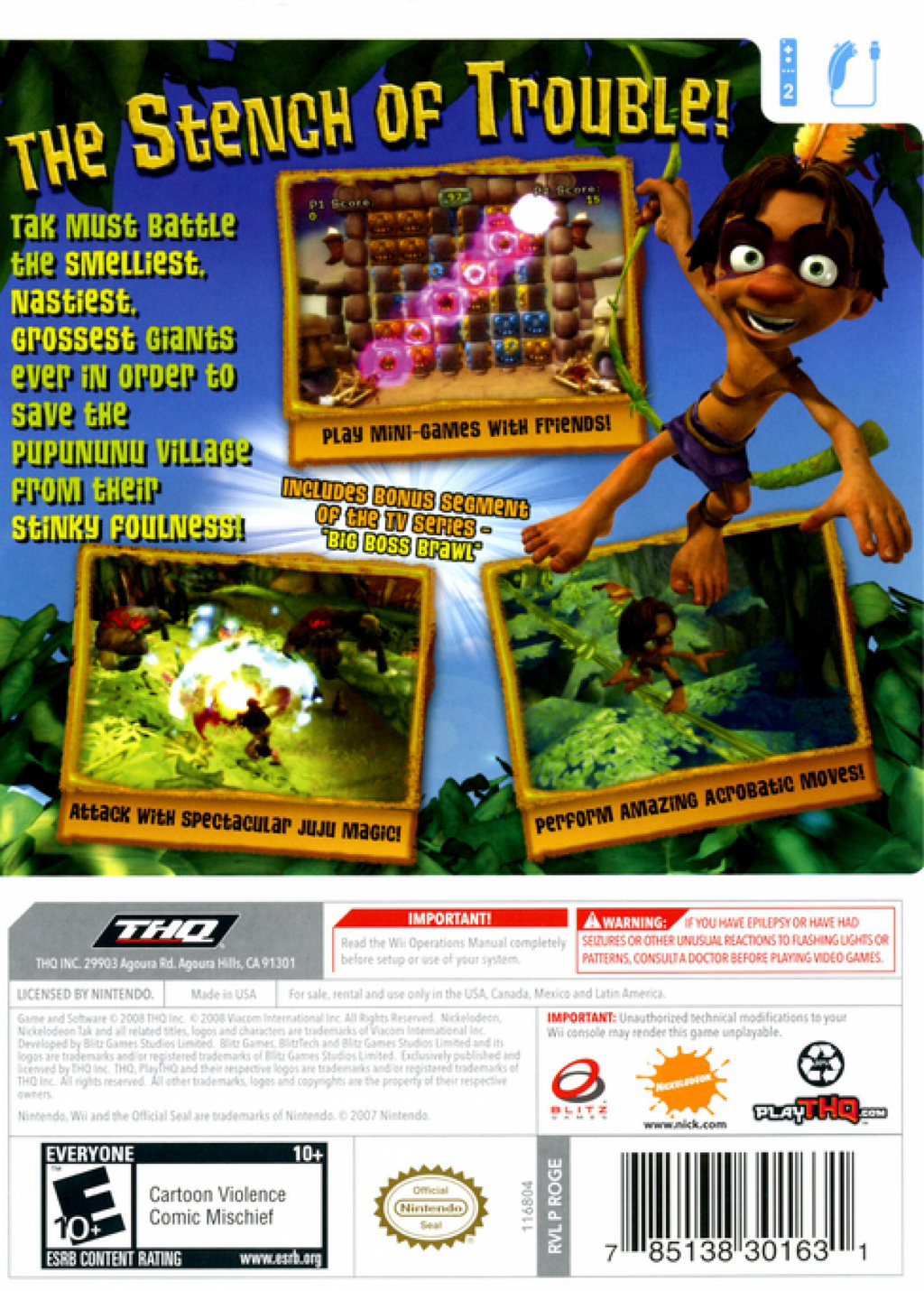 Tak and the Guardians of Gross – Nintendo Wii (Wii)