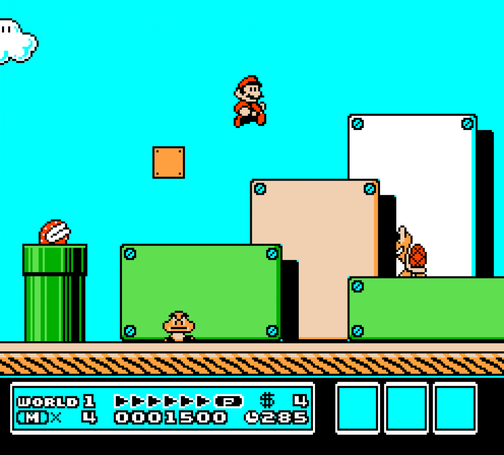 Super Mario Bros. 3 [Left Side "Bros"] – Nintendo Entertainment System (NES)