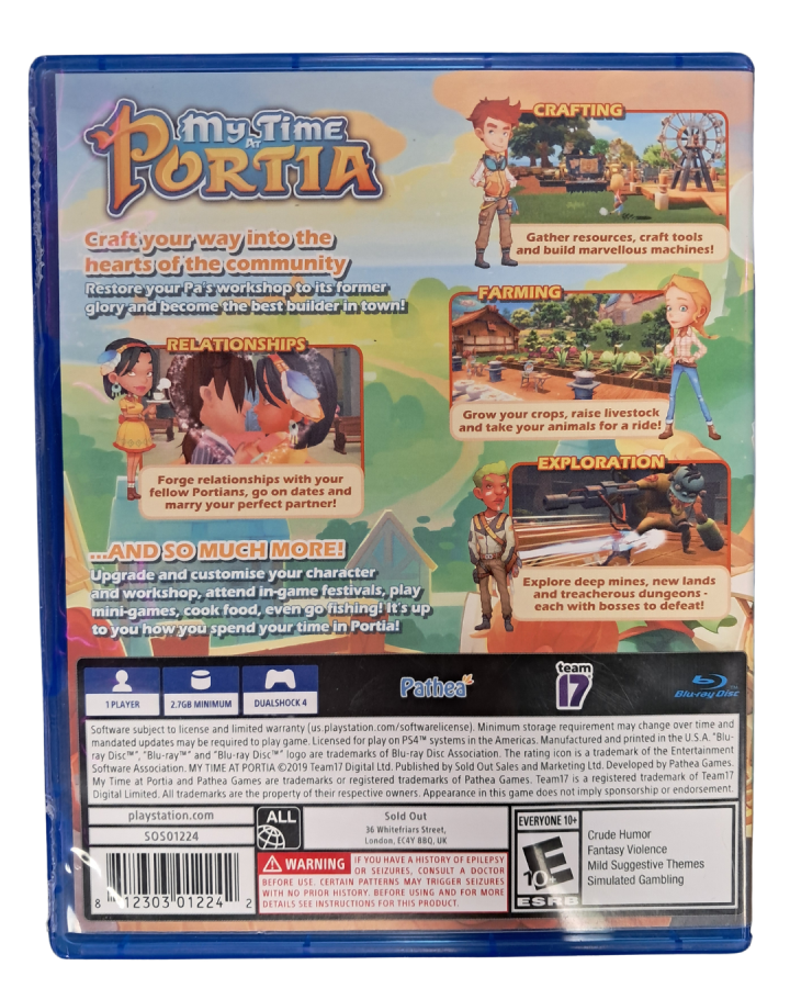 My Time at Portia – PlayStation 4 (PS4)