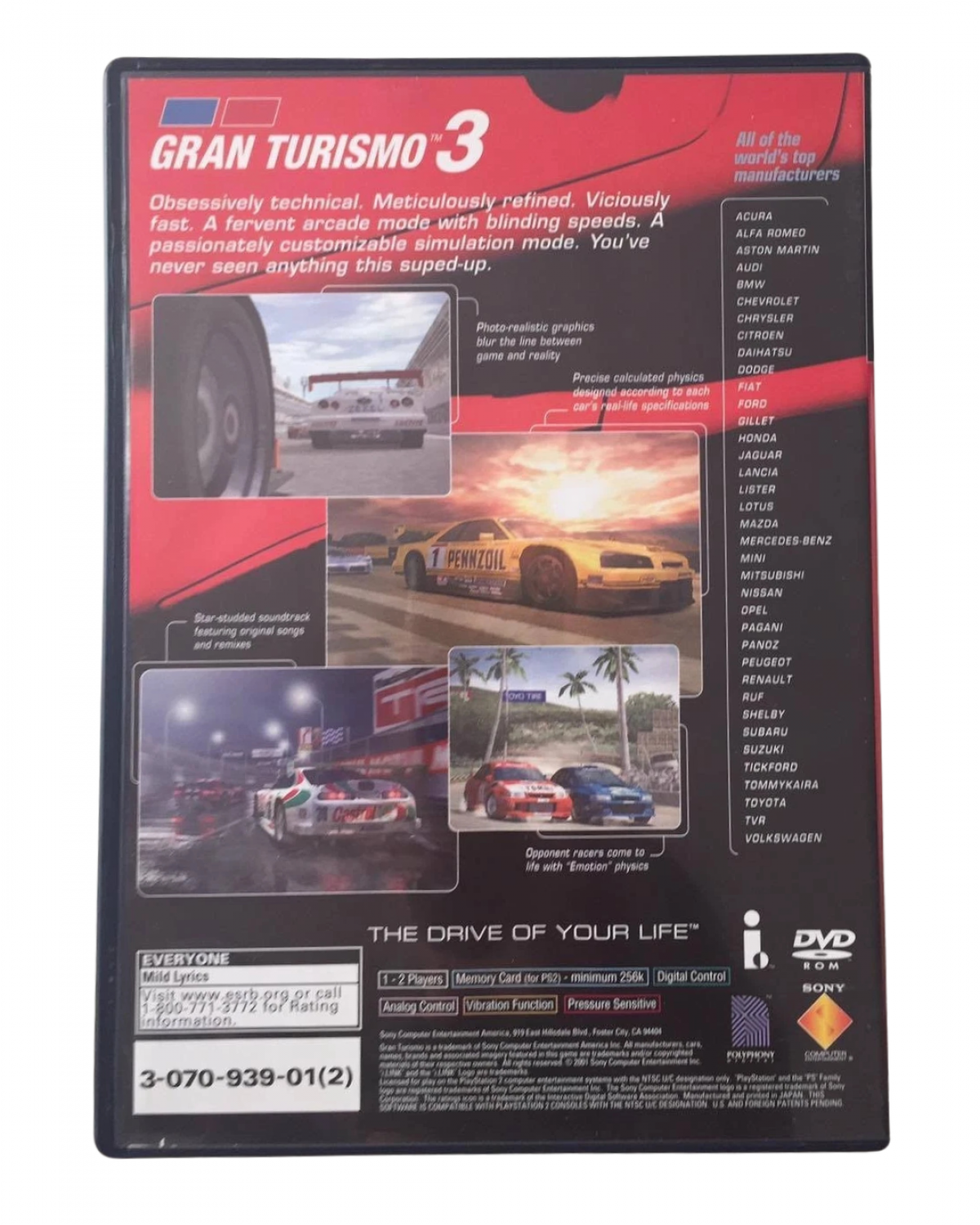 Gran Turismo 3 [Racing Pack Edition] – PlayStation 2 (PS2)