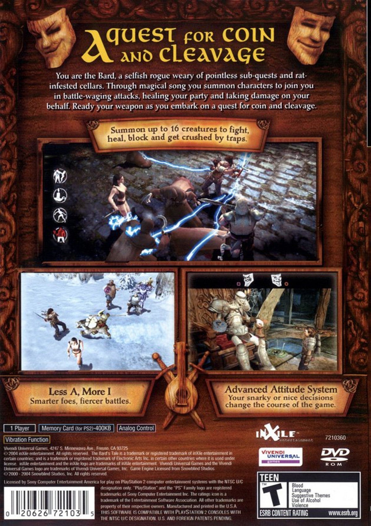 The Bard's Tale – PlayStation 2 (PS2)