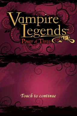 Vampire Legends: Power Of Three – Nintendo DS (DS)