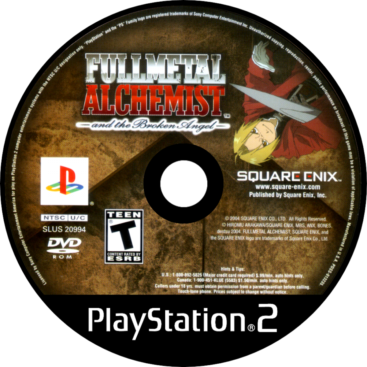 Fullmetal Alchemist: And the Broken Angel – PlayStation 2 (PS2)