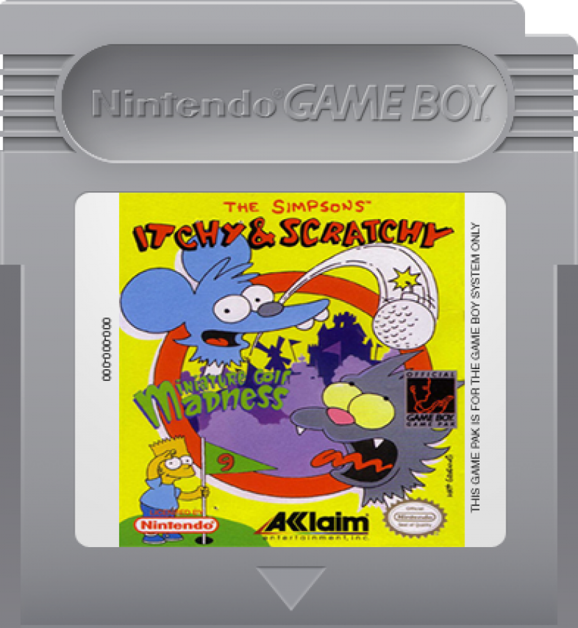 Itchy and Scratchy: Miniature Golf Madness – Game Boy (GB)