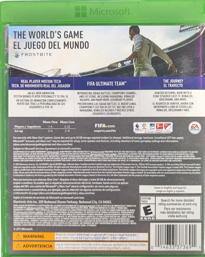 FIFA 18 [Ronaldo Edition] – Xbox One (XONE)