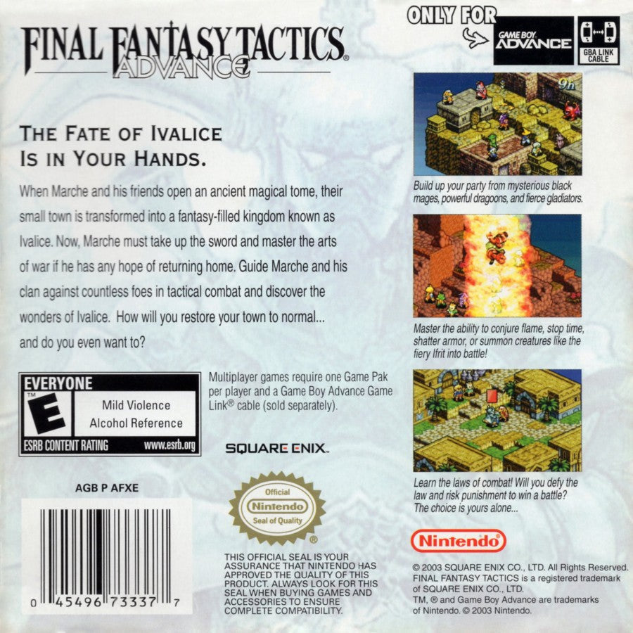 Final Fantasy Tactics Advance – Game Boy Advance (GBA)