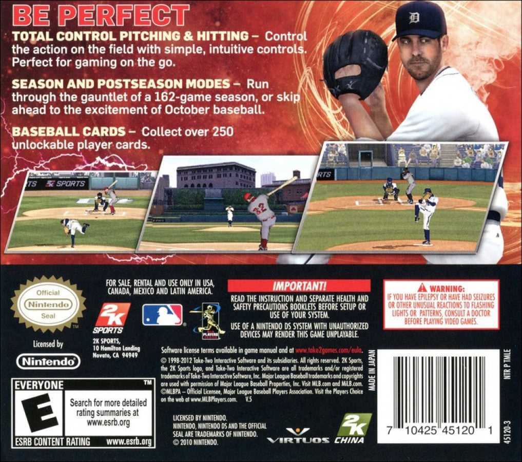 Major League Baseball 2K12 – Nintendo DS (DS)