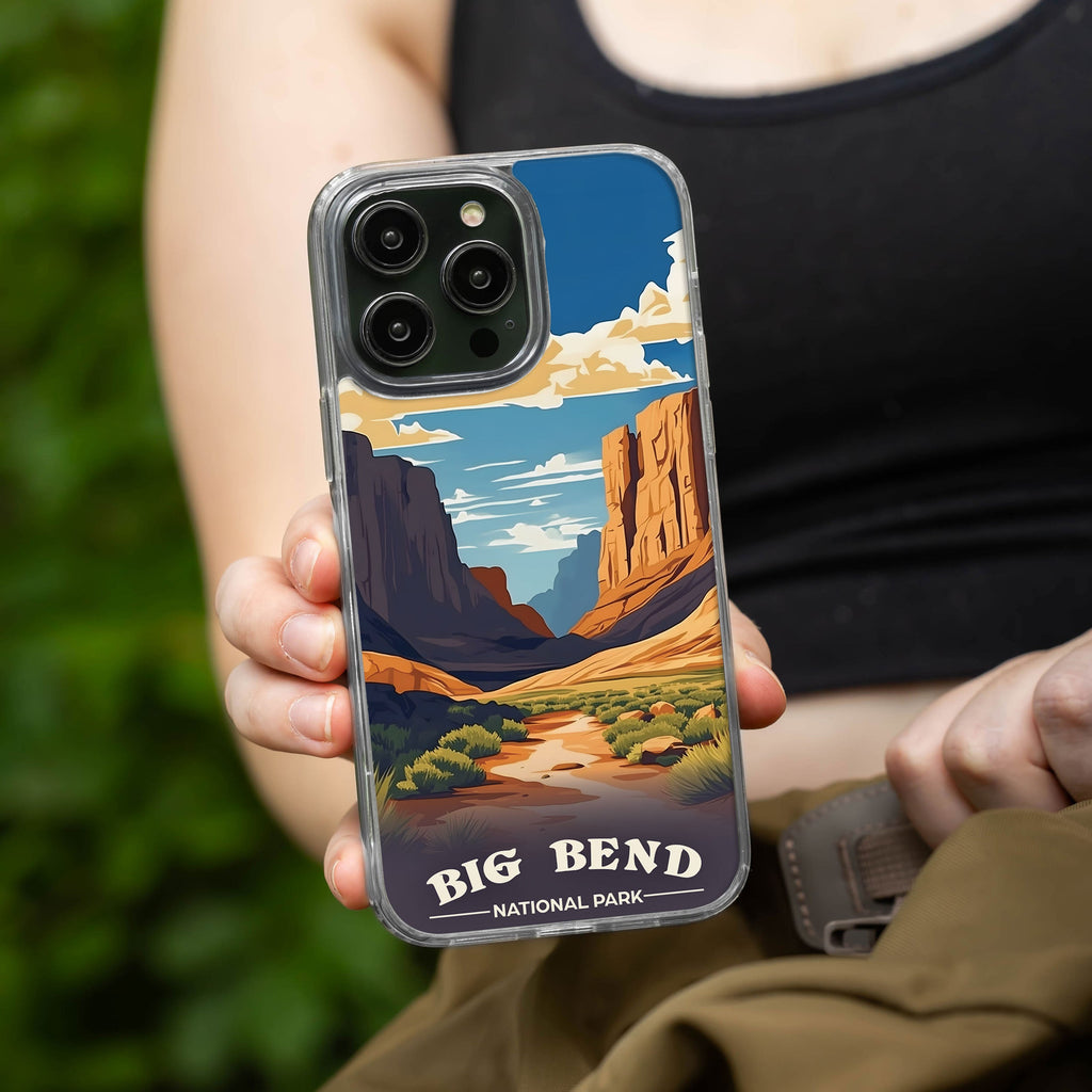 National Parks Big Bend HD Apple iPhone 14 Series Mag-Safe Phone Case