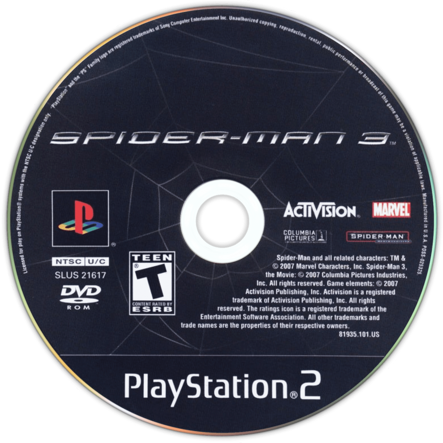 Spider-Man 3 – PlayStation 2 (PS2)