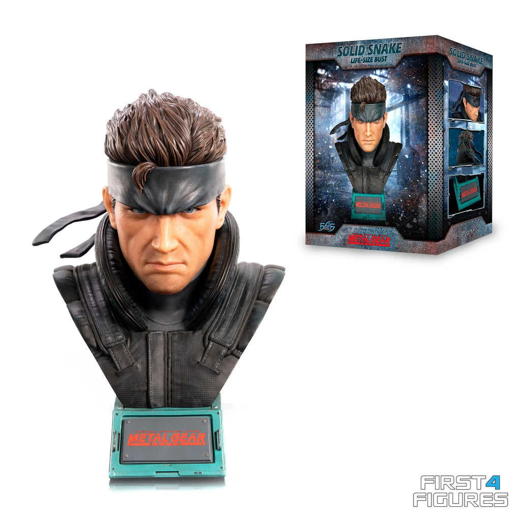 Solid Snake Grand Scale Bust 12" Premium Resin Statue – Figure