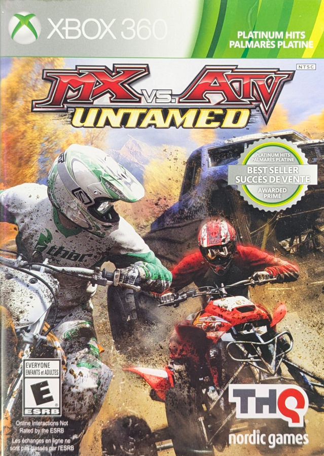 MX vs ATV Untamed [Platinum Hits] — Xbox 360 (X360)