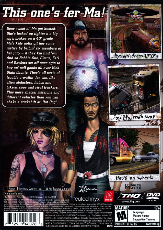 Big Mutha Truckers 2 – PlayStation 2 (PS2)