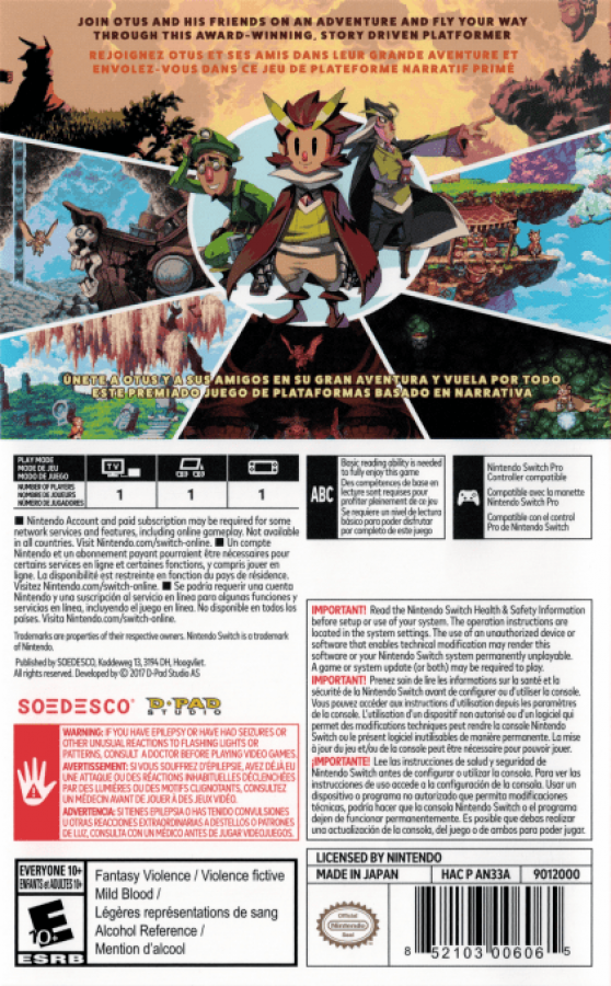 Owlboy – Nintendo Switch (NS)