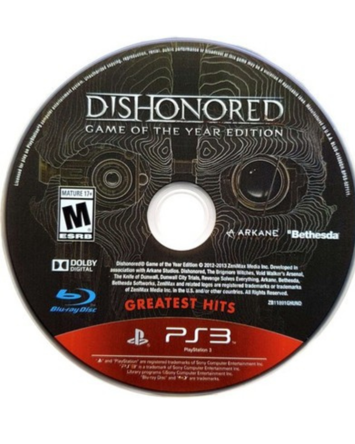 Dishonored [Game of the Year][Greatest Hits] – PlayStation 3 (PS3)