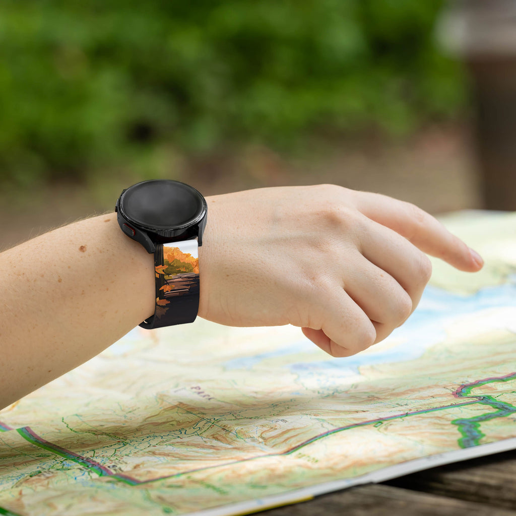 National Parks Cuyahoga Valley HD  Watchband for Samsung, Garmin, Fossil, and More