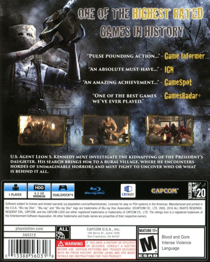 Resident Evil 4 – PlayStation 4 (PS4)