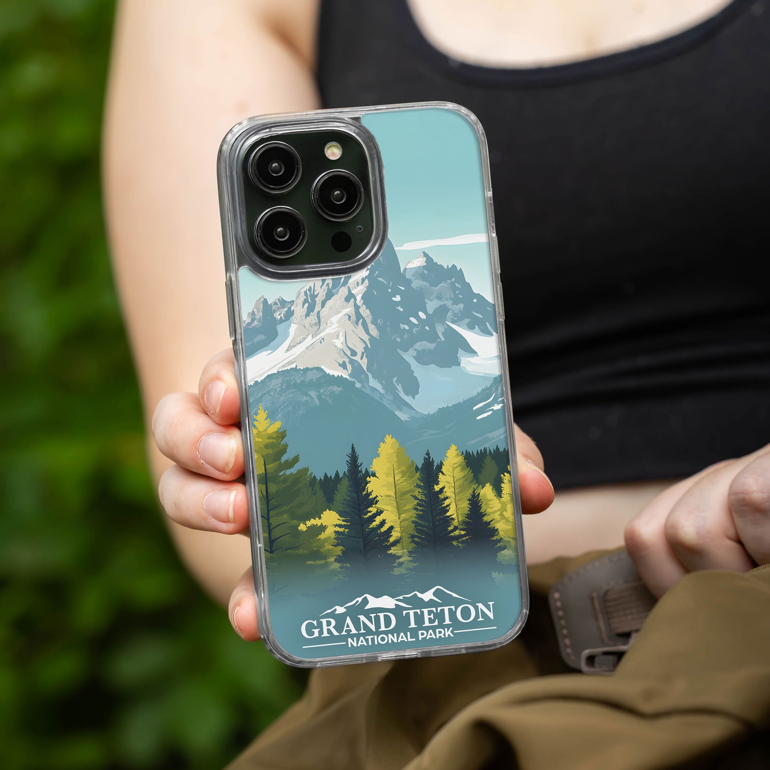 National Parks Grand Teton HD Apple iPhone 16 Mag-Safe Phone Case