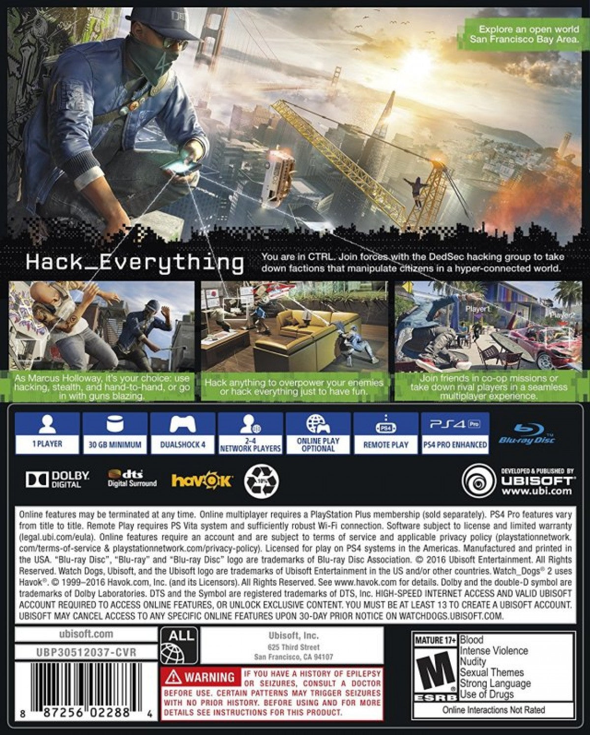 Watch Dogs 2 – PlayStation 4 (PS4)
