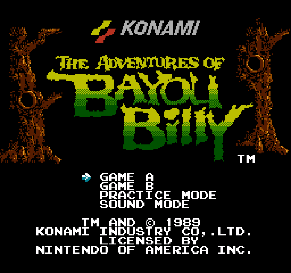 The Adventures of Bayou Billy  – Nintendo Entertainment System (NES)
