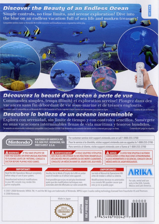 Endless Ocean: Blue World – Nintendo Wii (Wii)