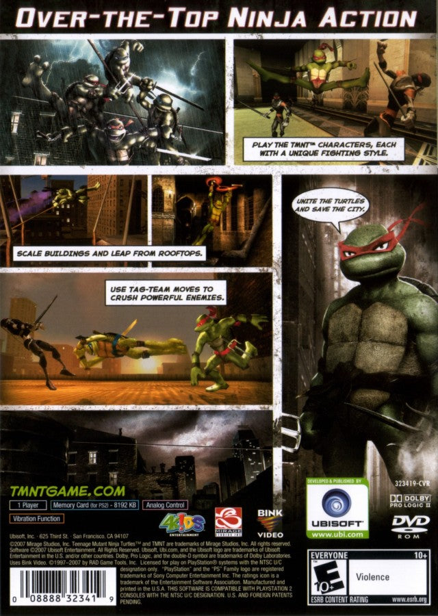 TMNT [Greatest Hits] – PlayStation 2 (PS2)